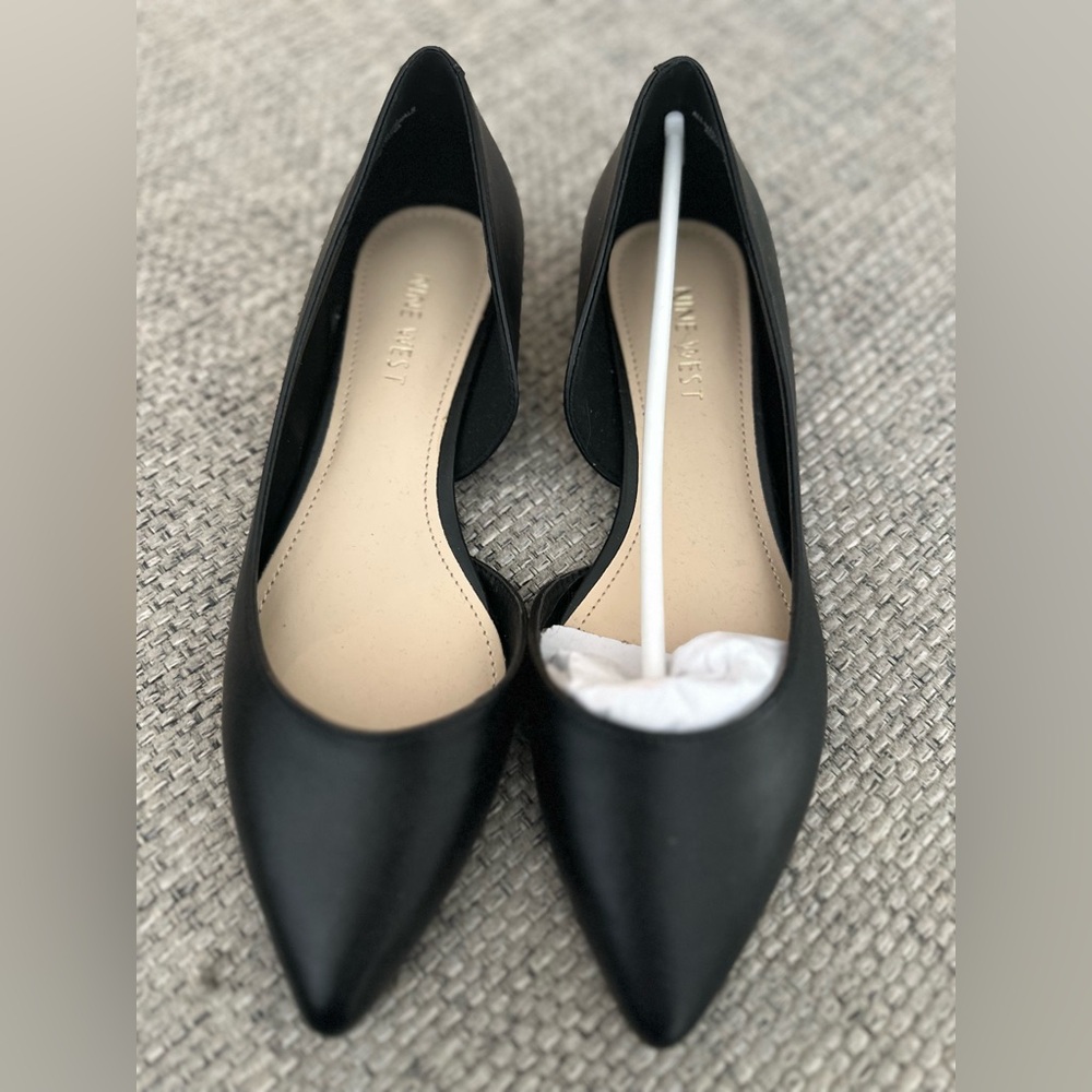 Nine West Black Flats for Women
